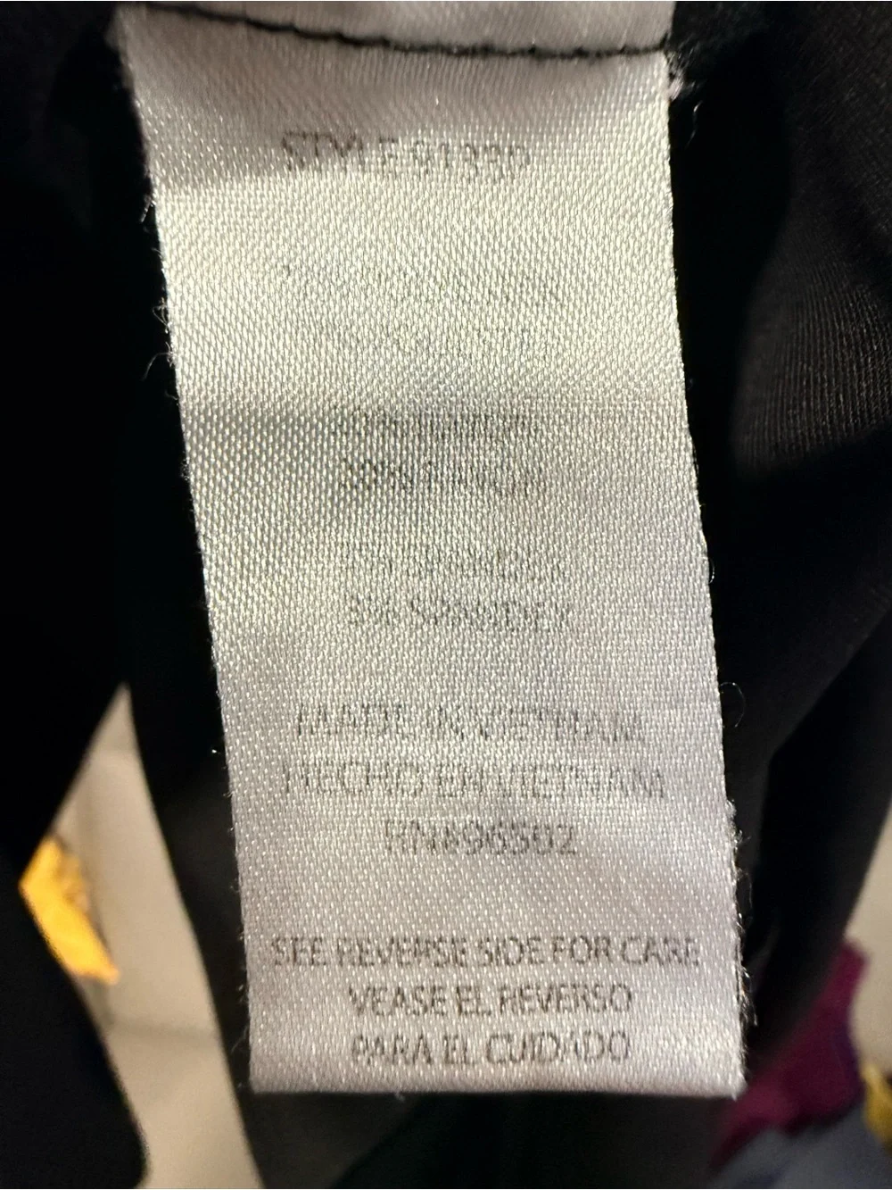 Healing Hands Purple Label 9133P Women's Medium Petite Black Scrub Pants - Picture 3 of 7